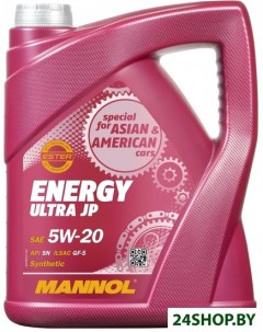 Моторное масло Energy Ultra JP 5W 20 API SN 5л Mannol