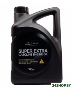 Моторное масло Super Extra Gasoline SL GF 3 5W30 4л Hyundai/kia