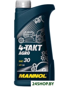 Моторное масло 4 Takt Agro SAE 30 API SG 1л Mannol