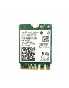 Wi Fi адаптер 3168 1x1 AC BT M 2 2230 No vPro 3168 NGWG Intel