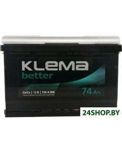 Автомобильный аккумулятор Better 6CТ 74А 0 74 А ч Klema