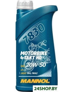 Моторное масло Motorbike 4 Takt HD 20W 50 1л Mannol