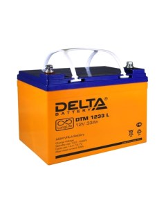 Аккумулятор для ИБП Delta DTM 1233 L 12В 33 А ч Delta (аккумуляторы)