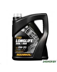 Моторное масло Longlife 508 509 0W 20 SP RC 5л Mannol