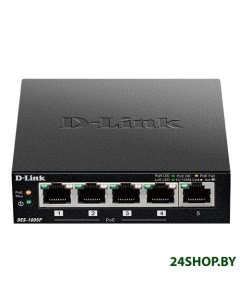 Коммутатор DES 1005P B1A D-link