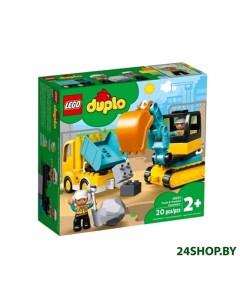 Конструктор Duplo Грузовик и гусеничный экскаватор 10931 Lego