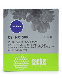 Картридж ленточный CS NX1500 Cactus