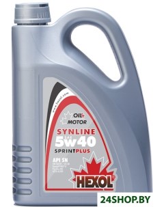 Моторное масло Synline Sprintplus 5W 40 5л Hexol