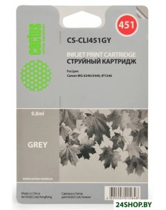 Картридж CS CLI451GY Cactus