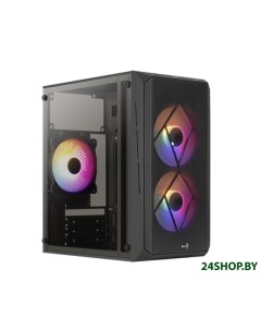 Корпус CS 107 A BK v2 черный Aerocool