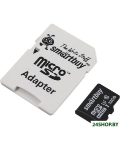 Карта памяти Smart Buy Professional microSDHC Class 10 32GB SB32GBSDCL10U3 01 Smartbuy