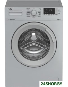 Стиральная машина WSRE6512ZSS серебристый Beko