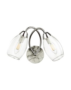 Светильник настенный ROMEO 4561/2W COMFI LN21 047 хром (1*40Вт, Е14) Lumion