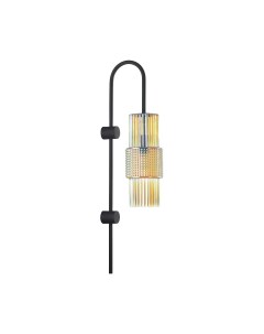 Светильник настенный PIMPA 5018 1W MODERN ODL23 335 черный разноцв Стекло 1 40Вт Е14 Odeon light