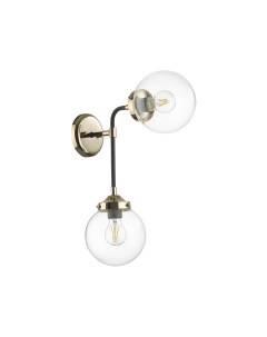 Светильник настенный PRIAMA 4971 2W LOFT ODL22 477 черн зол 2 40Вт Е27 Odeon light