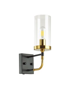 Светильник настенный NOVAS 4816 1W COUNTRY ODL21 451 черный золотой 1 60Вт Е27 Odeon light