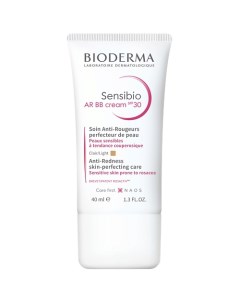 Солнцезащитный BB крем с тоном для кожи с покраснениями и розацеа SPF 30 Sensibio AR 40 Bioderma