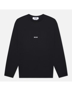 Мужской лонгслив Micrologo Basic Crew Neck Msgm