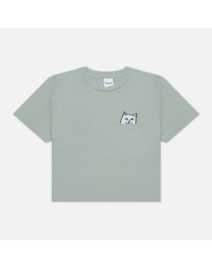 Женская футболка Lord Nermal Peace Cropped Pocket Ripndip