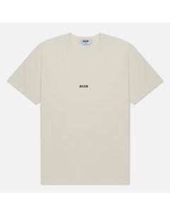 Мужская футболка Micrologo Basic Crew Neck Msgm