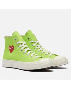 Мужские кеды x Comme des Garcons Play Chuck 70 Hi Converse