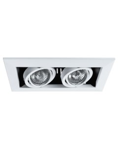 Светильник точечный встраиваемый Instyle Cardani Piccolo A5941PL-2WH (2*50Вт, GU10) Arte lamp