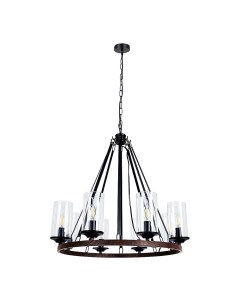 Светильник подвесной Dalim A7014SP-8BK (8*60Вт, E14) Arte lamp