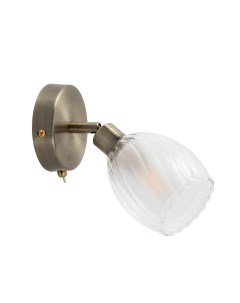 Светильник настенный бра Biham A3184AP 1AB 40Вт E14 Arte lamp