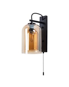 Светильник настенный (бра) Paio A7015AP-1BK (1*60Вт, E14) Arte lamp