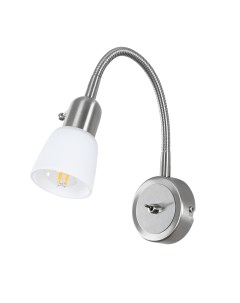 Светильник настенный (бра) Lettura A7009AP-1SS (1*40Вт, E14) Arte lamp