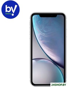 Смартфон iPhone XR 64GB Воcстановленный by Breezy грейд A белый Apple