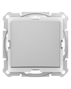 SEDNA алюм Выключатель 1 кл IP44 без рамки SDN0100360 Schneider electric