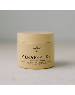 Разглаживающий крем на основе керамидов и комплекса пептидов Cera Peptide Cream 70 So natural