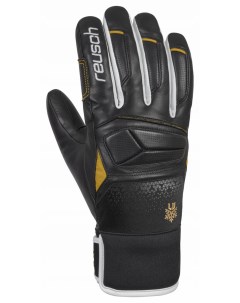 Перчатки 18 19 Lindsey Vonn Black White Gold Reusch