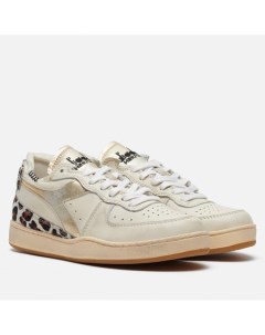 Женские кроссовки Heritage Mi Basket Row Cut Metallic Animalier Diadora