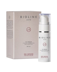 Корректирующий цвет СС крем с пептидами SPF 30 De Sense Bioline