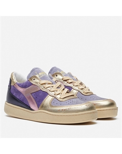 Женские кроссовки Heritage Mi Basket Low Metal Pigskin Used Diadora