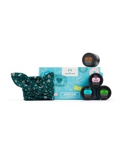 Набор масок для лица Повязка для волос Slather Glow The body shop