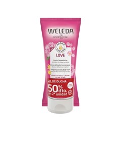 Успокаивающий крем гель для душа с цветочным ароматом Love 400 Weleda