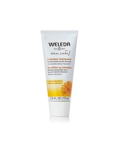 Зубная паста без фтора от кариеса и зубного налета Calendula 75 Weleda