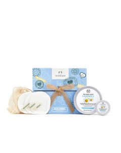 Набор для снятия макияжа Camomile Очищающее масло Многоразовые диски 110 The body shop