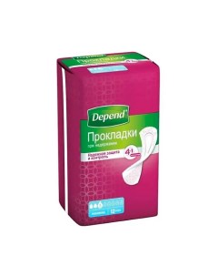 Прокладки при недержании средней степени 12 Depend