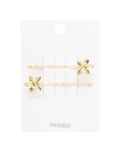 Заколки невидимки для волос GOLDEN FLOWERS Twinkle