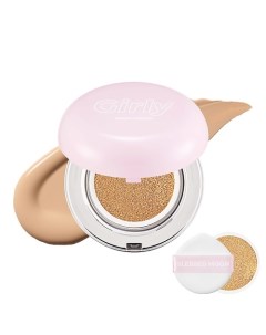 Кушон для лица со сменным блоком Girly Serum Cushion SPF50 PA The blessed moon