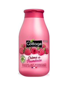 Молочко для душа увлажняющее Moisturizing Shower Milk RASPBERRY CREAM Cottage