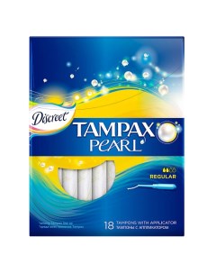 Discreet Pearl Тампоны женские гигиенические с аппликатором Regular Duo Tampax