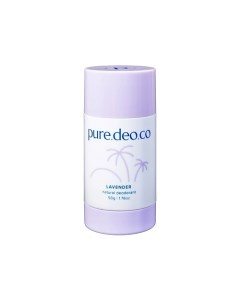 Дезодорант стик без солей алюминия с лавандой Pure deo co