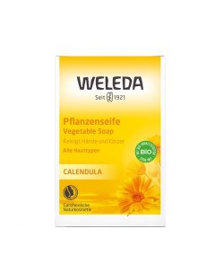 Растительное мыло с календулой Weleda