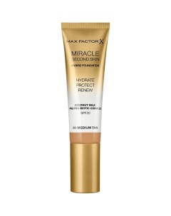 Тональная основа Miracle Touch Second Skin Max factor