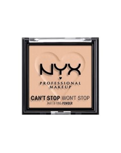 Матирующая пудра CAN T STOP WON T STOP MATTIFYING POWDER Nyx professional makeup